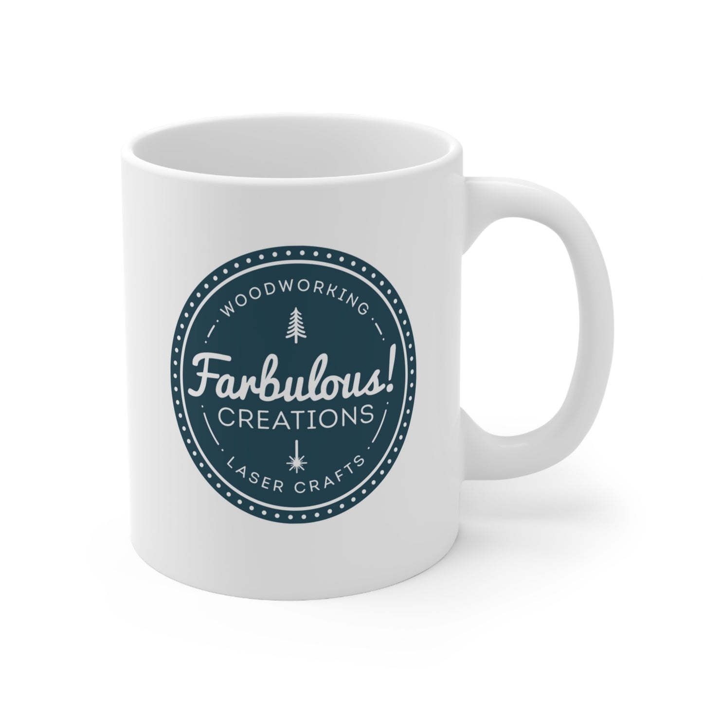Farbulous Creations Full Logo Ceramic Mug