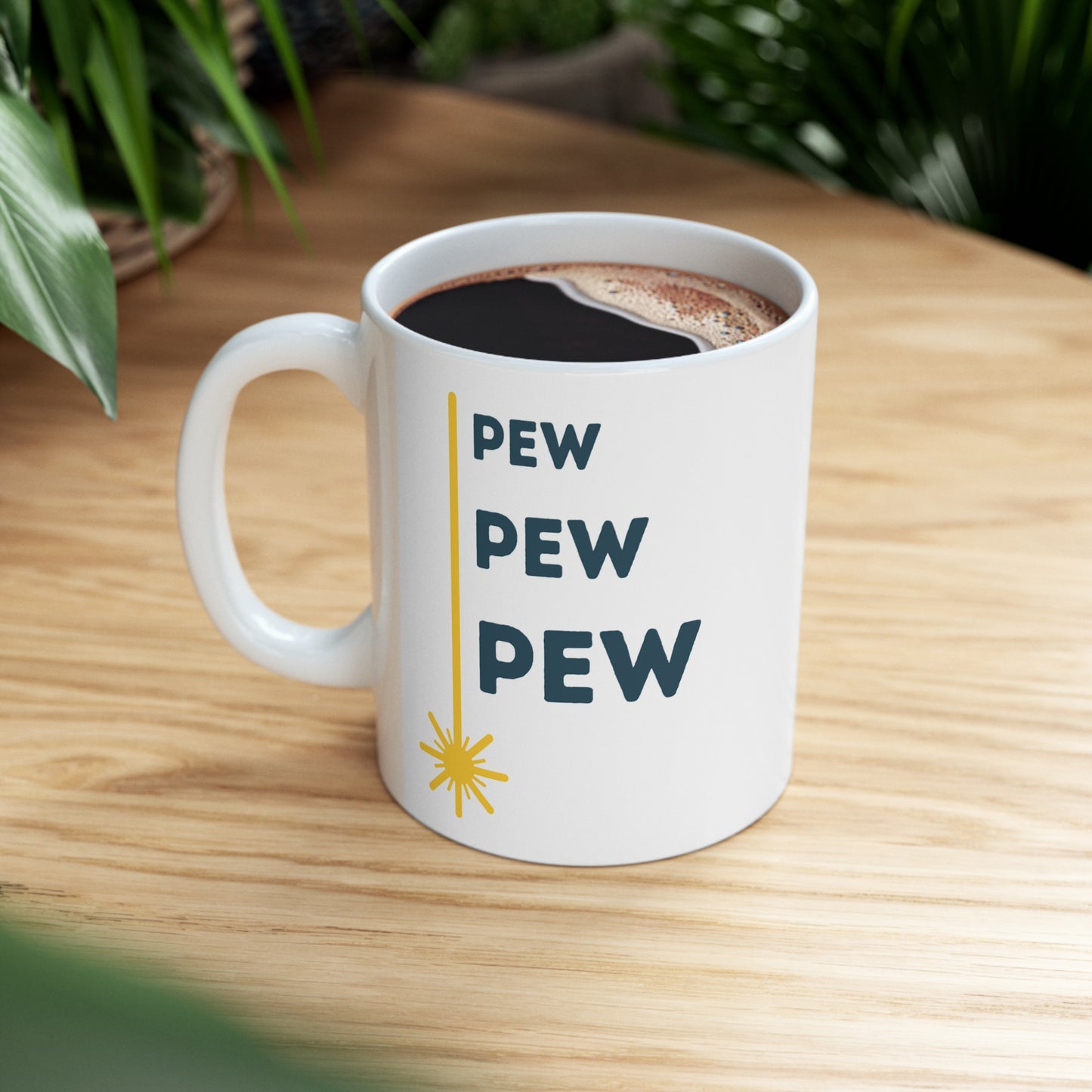 Pew-Pew-Pew Ceramic Mug