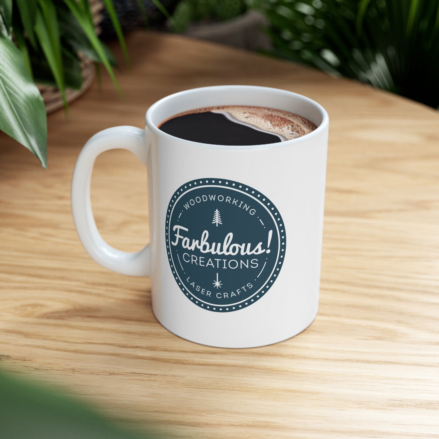 Farbulous Creations Full Logo Ceramic Mug