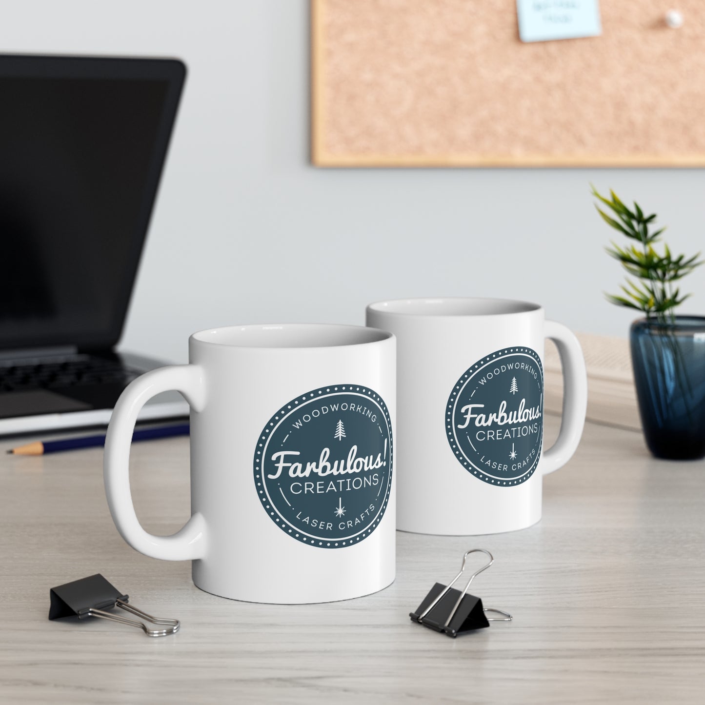 Farbulous Creations Full Logo Ceramic Mug