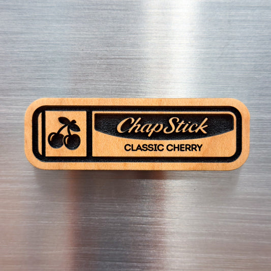 Cherry Chapstick Magnet