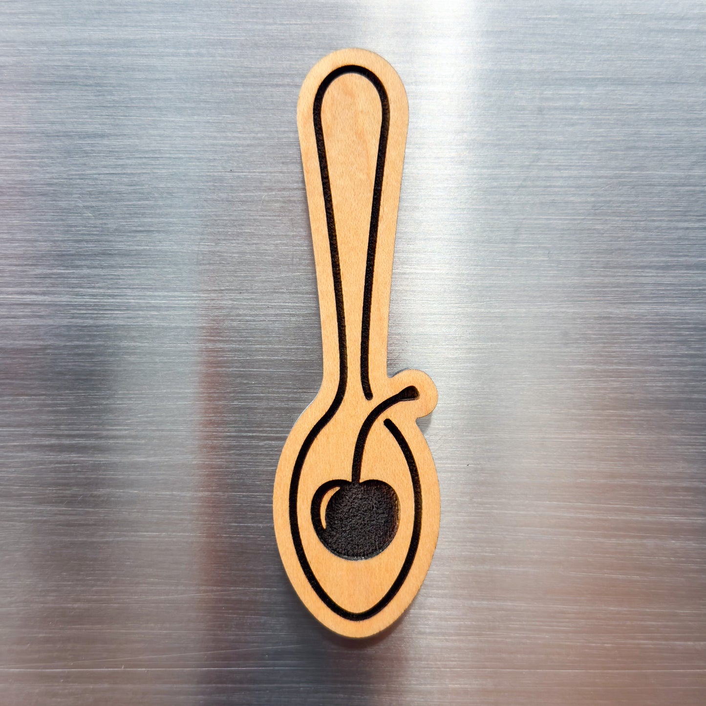 Cherry & Spoon Magnet