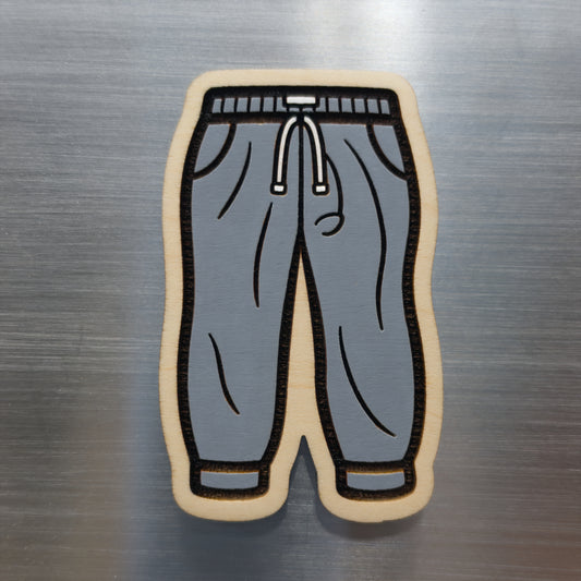 Grey Sweatpants Painted Magnet