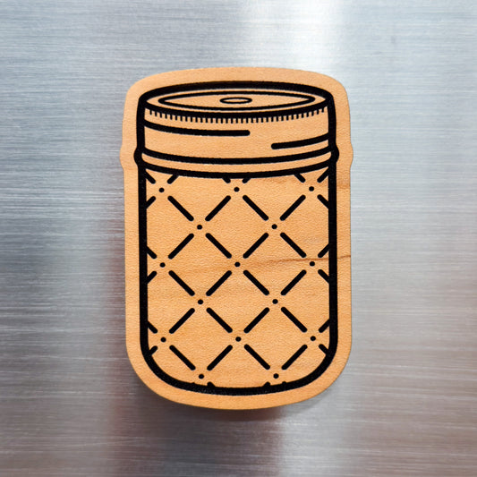 Half Pint Canning Jar Emoji Magnet