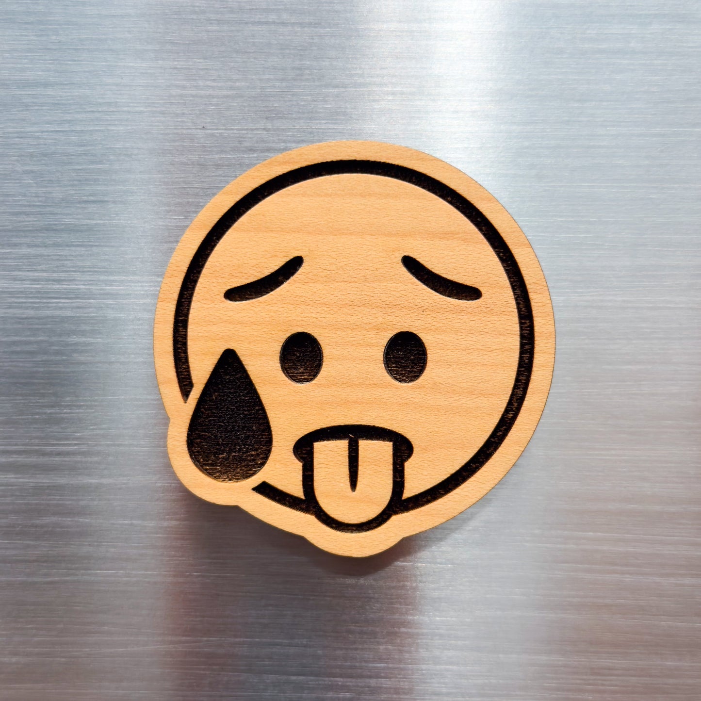 Hot / Panting Emoji Magnet