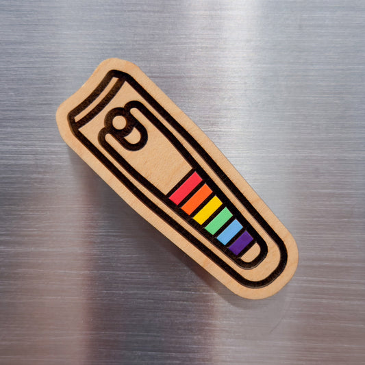 Pride Nail Clippers Painted Magnet