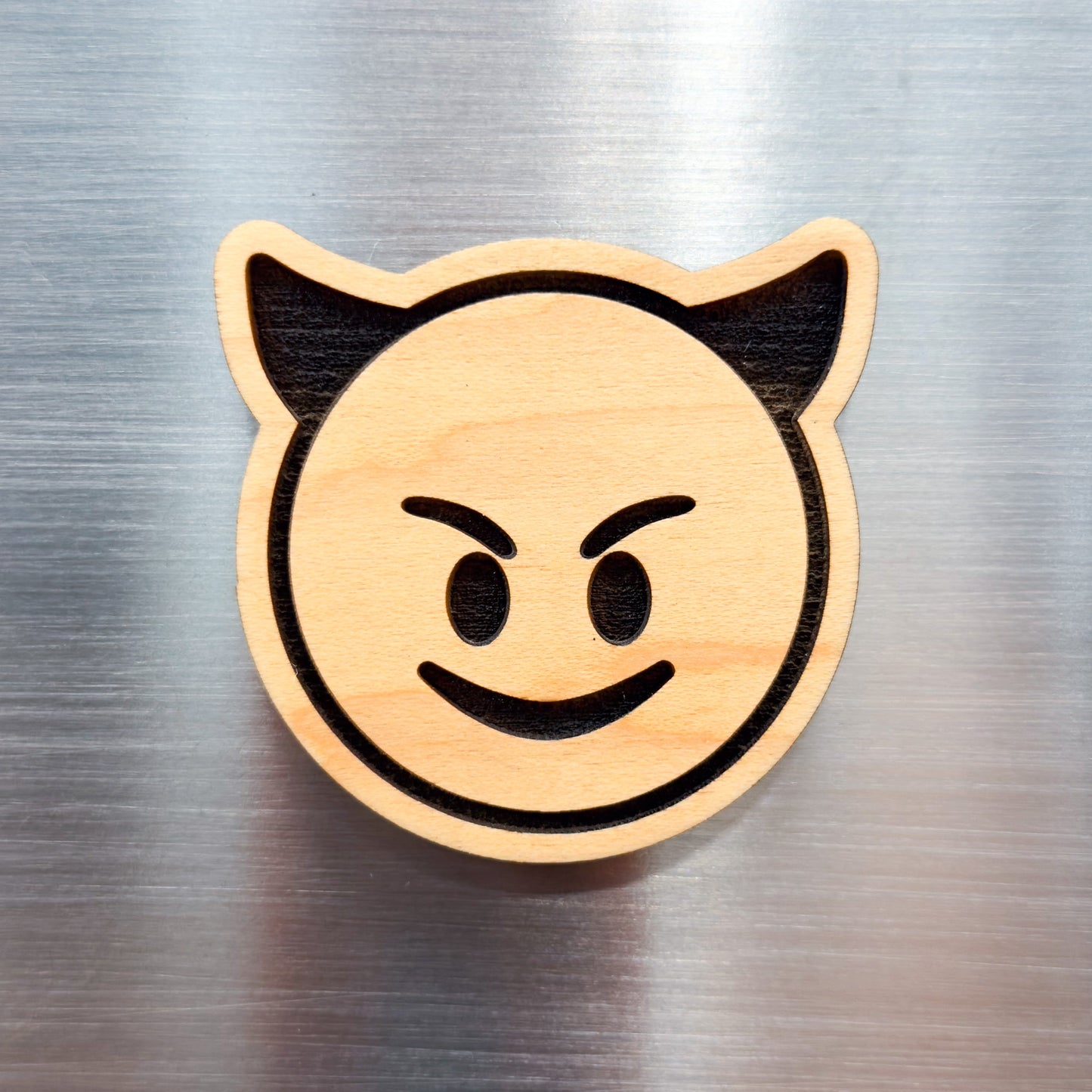 Smiling Devil Emoji Magnet